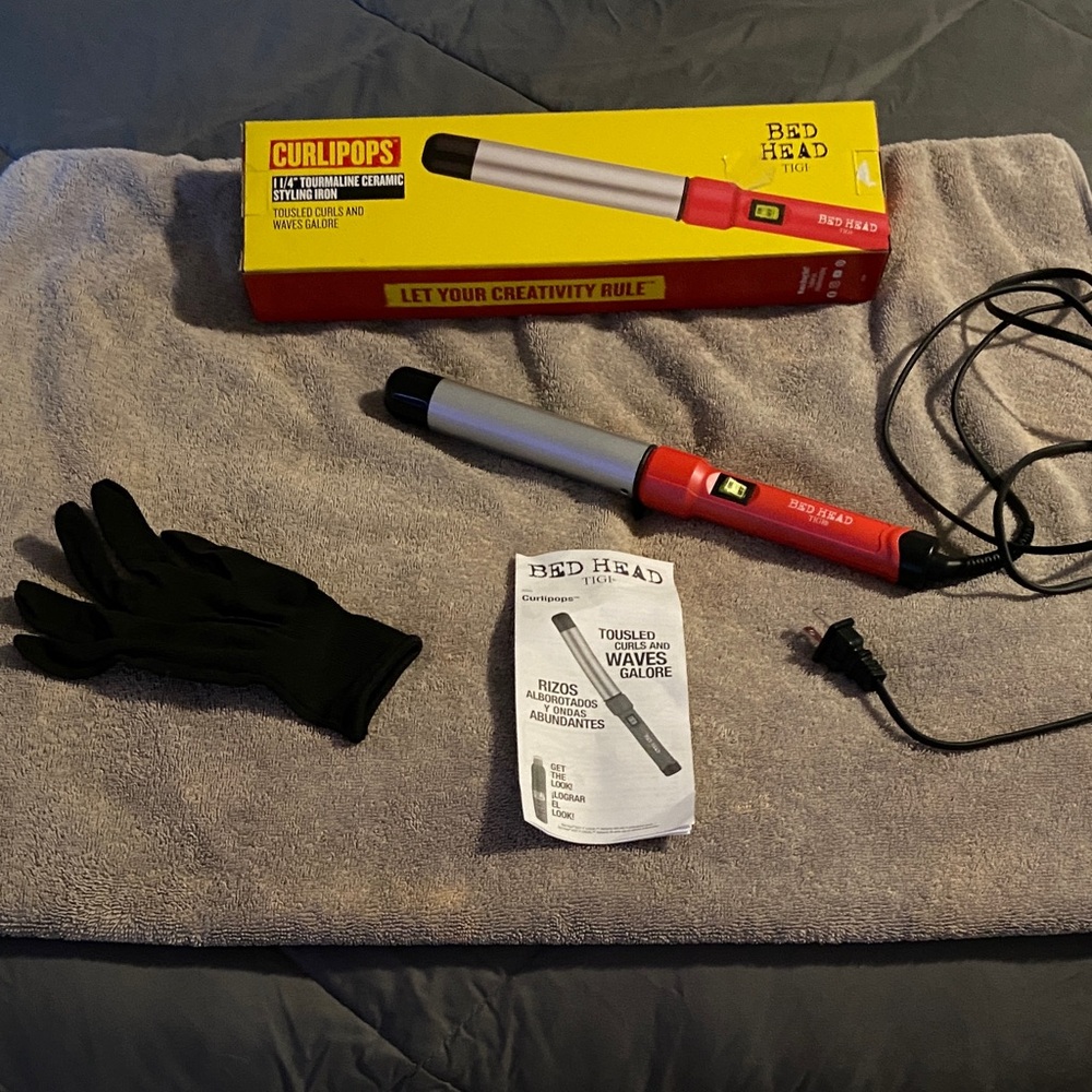 Clipless Curling Wand Curlipops 1 1/4 inch ceramic by Bedhead